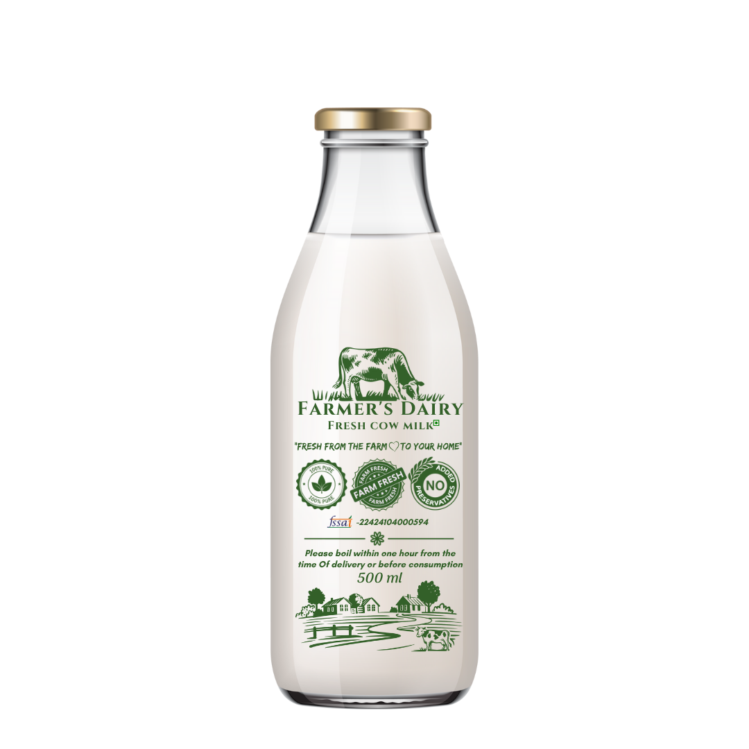Fresh Cow Milk 500ml